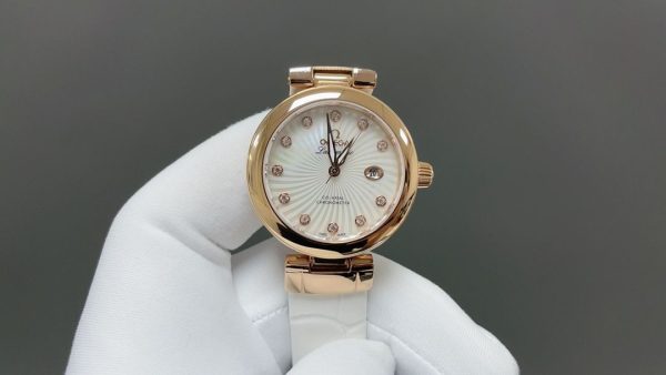 Omega Ladymatic Super Clone Watch with Cash on Delivery Service 1123207342 - front view | De Ville Ladymatic