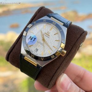 Omega Constellation 41mm Super Clone Watch | Luxury Replica Timepiece 1035842510 - front view | Constellation