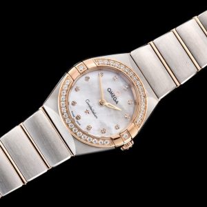 Ladies' Omega Constellation 25mm Super Clone Watch with Swiss Quartz 1127856919 - side view